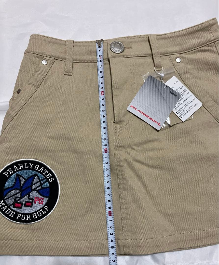【未使用】パーリーゲイツ PEARLY GATES スカート ベージュ