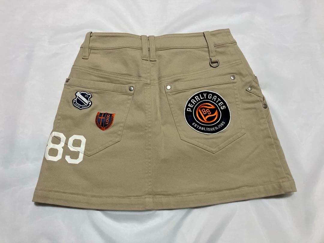 【未使用】パーリーゲイツ PEARLY GATES スカート ベージュ