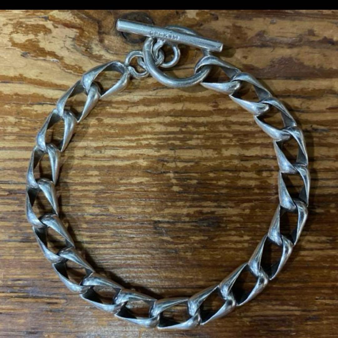 ヴィンテージ メキシカンジュエリー シルバー チェーン ブレスレット