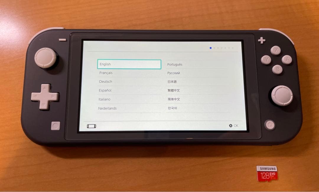 Switch Lite グレー / スイッチライト 本体・SDカード・ケース付き