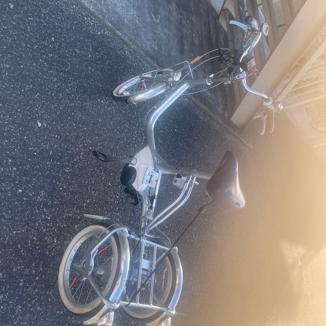 シティサイクル シルバー ネイビーサドル(引き取り限定)群馬県伊勢崎市境町