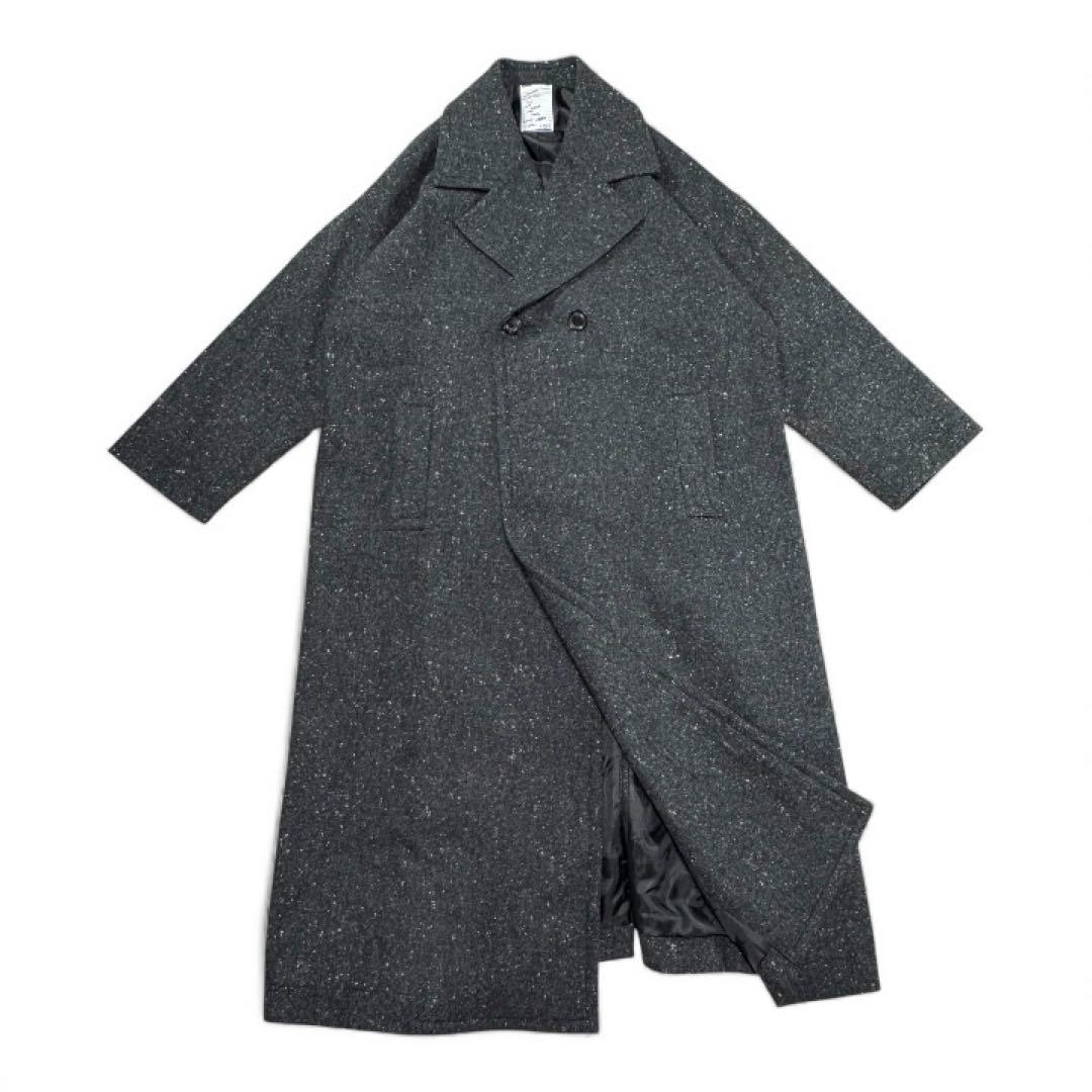 よ様 品】SHAREEF NEP MELTON LONG COAT グレー L