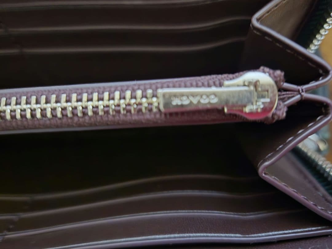 【あど様】《新品》COACH 長財布 ダークターコイズ