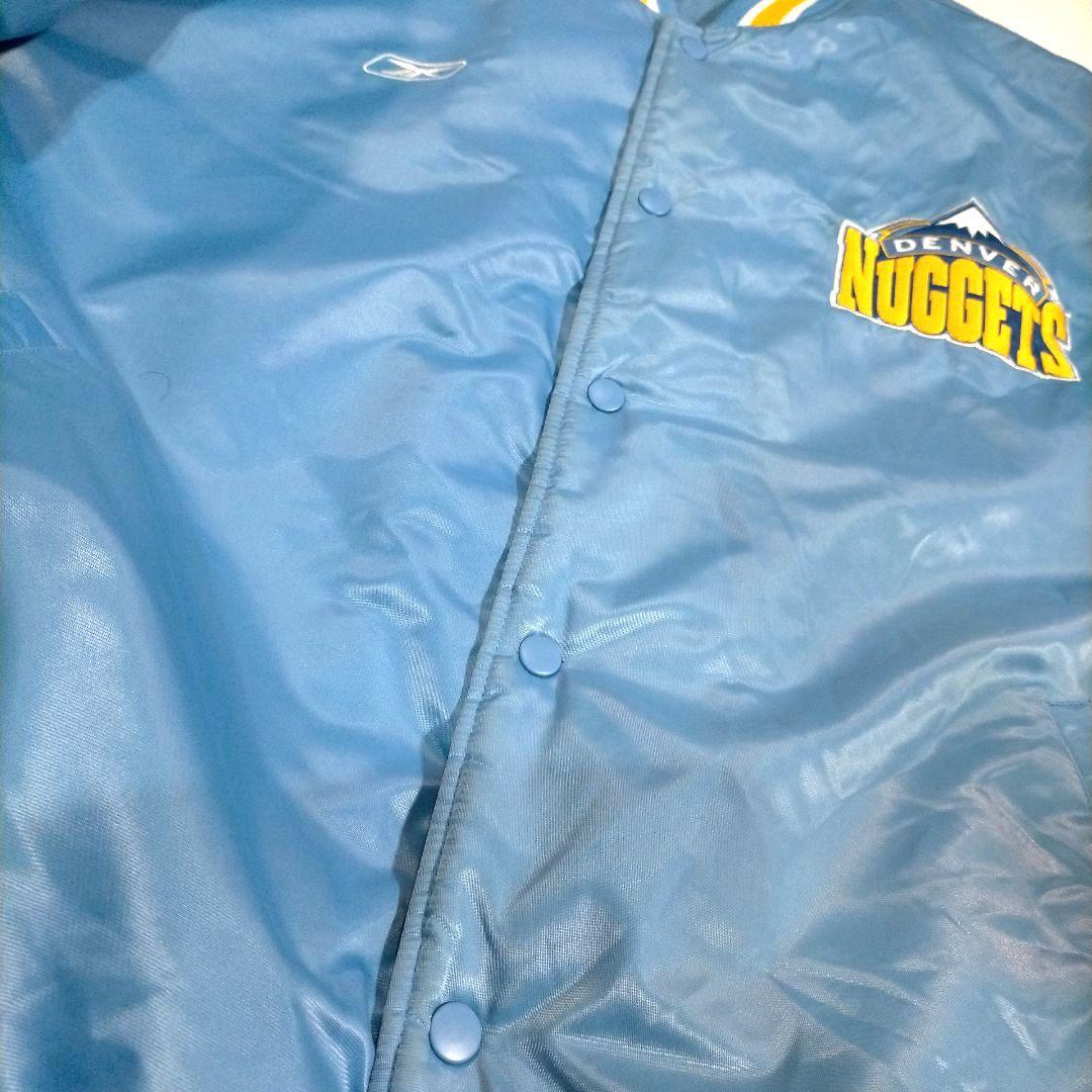激レア NBA デンバー ナゲッツ リーボック スタジャン ジャンパー XXL