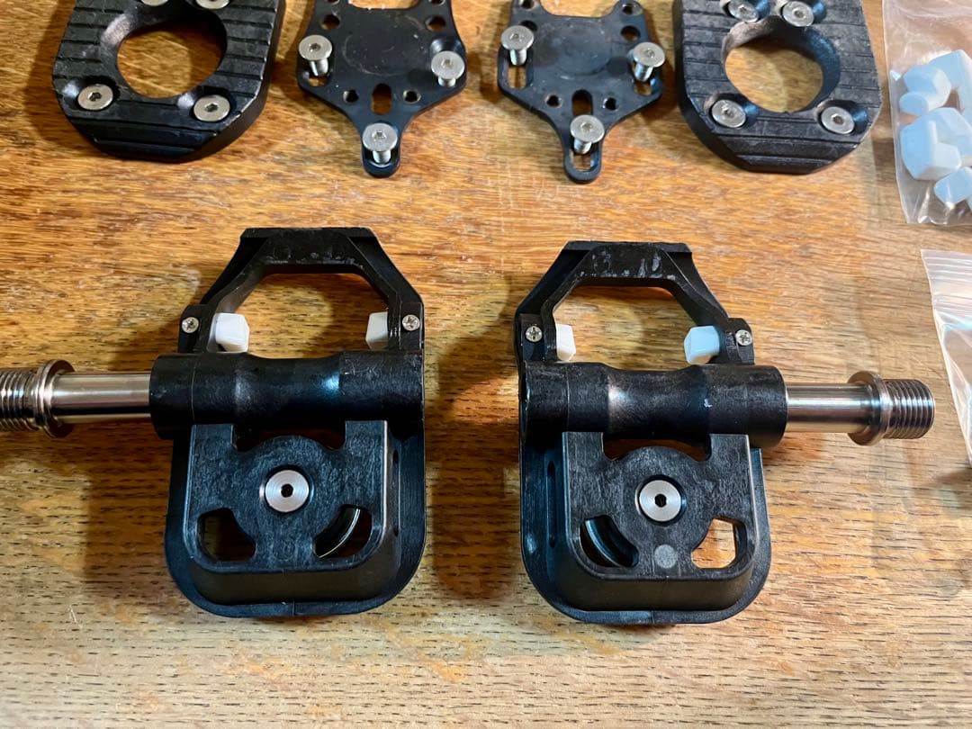 マグペド　magped road2チタンシャフト ビンディングペダル セット