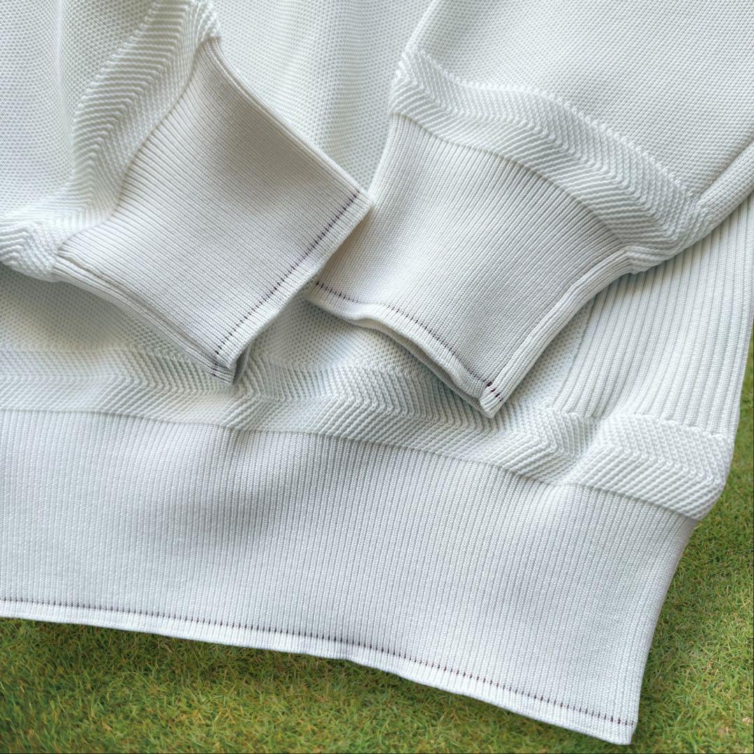 ブリーフィングゴルフ　ニット　白　S〜M相当　セーター　ホワイト　ゴルフ