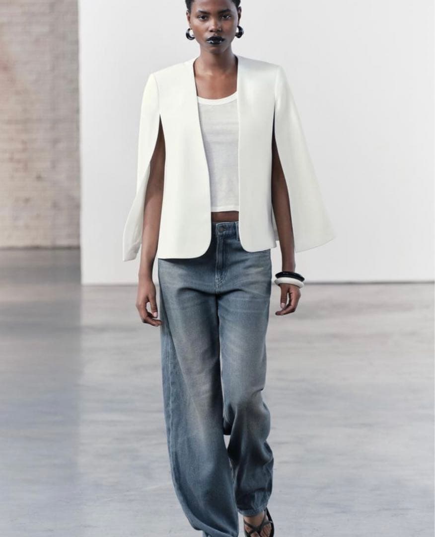 ZARA ZW COLLECTION ケープ ジャケット - メルカリ