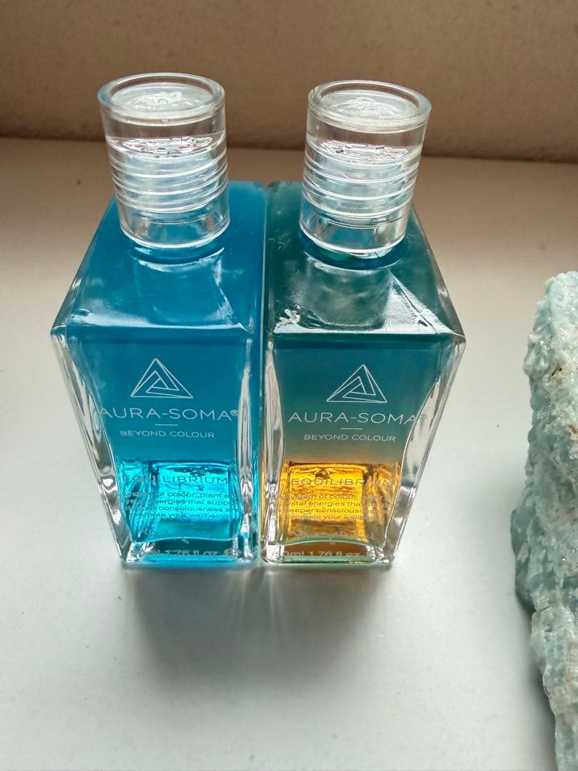 オーラソーマ ボトル＆イギリスデヴォーラショップ購入アクアマリン