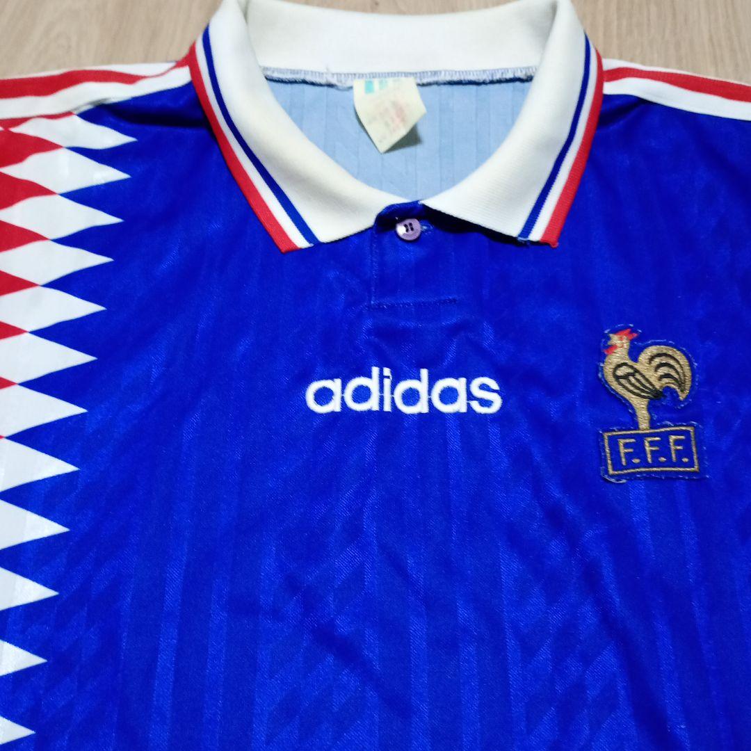 希少 adidas ユニフォーム上下セット サッカーフランス代表 90S