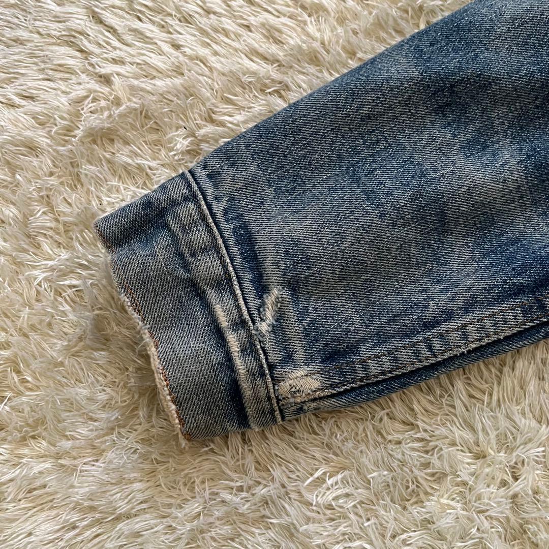 70's/リーバイス/ランチボアジャケット/ワッペン/デニム/42/USA製