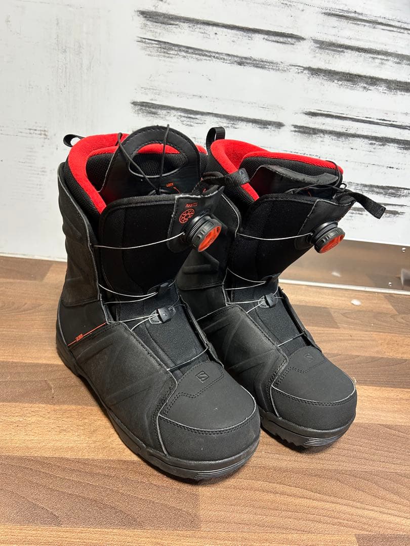 Salomon Mantis スノーボードブーツ ブラック/レッド