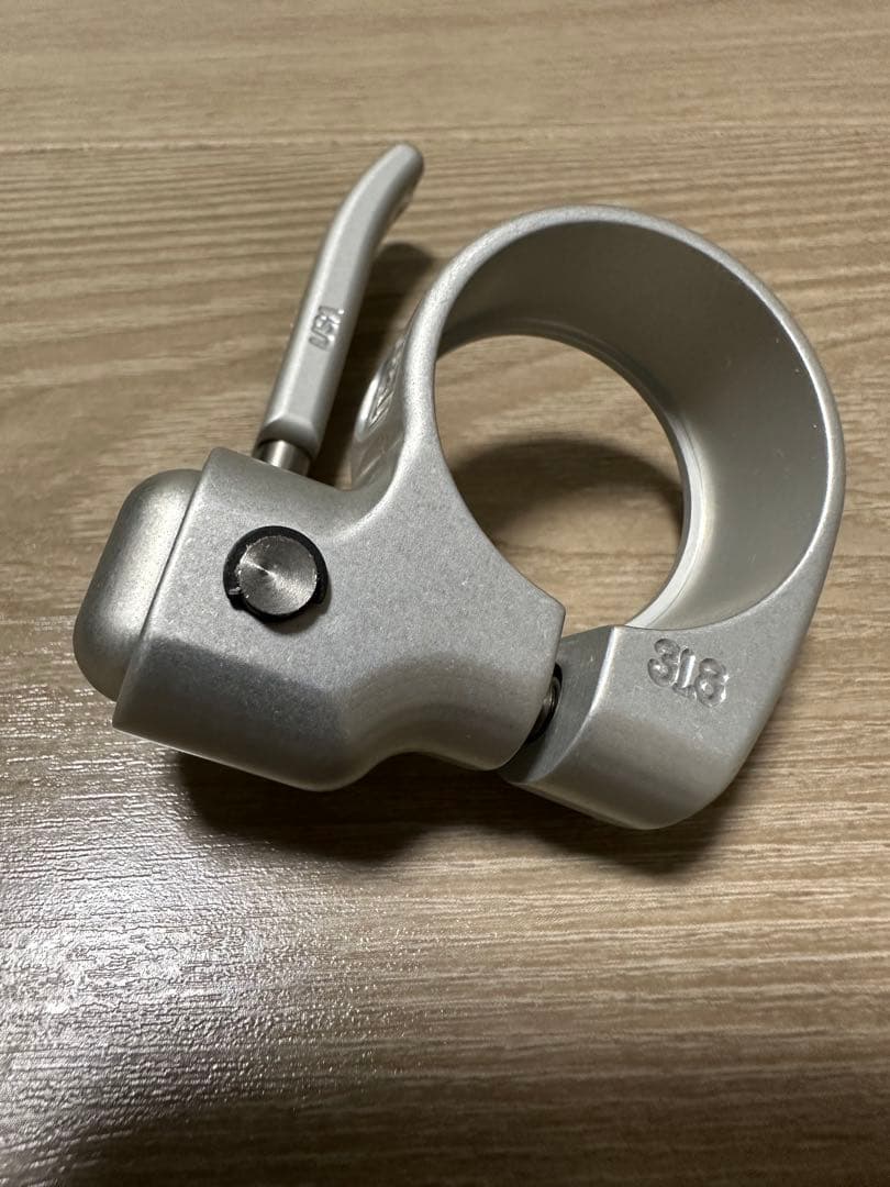 Paul シートポスト　シルバー　31.8mm