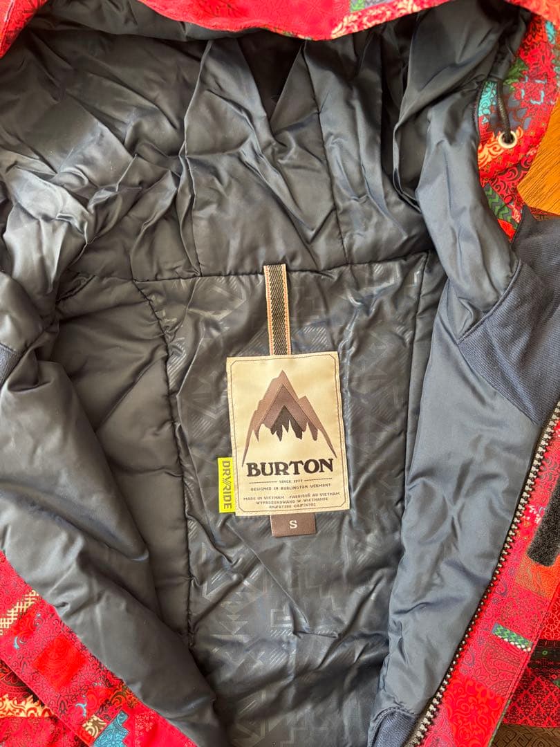 【BURTON】 スノーボードウェア Sサイズ