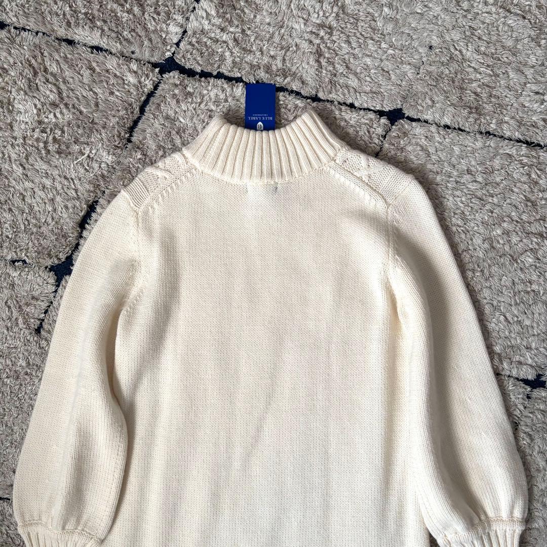 【タグ付き✨】ブルーレーベルクレストブリッジ　ニットワンピース　ケーブルニット