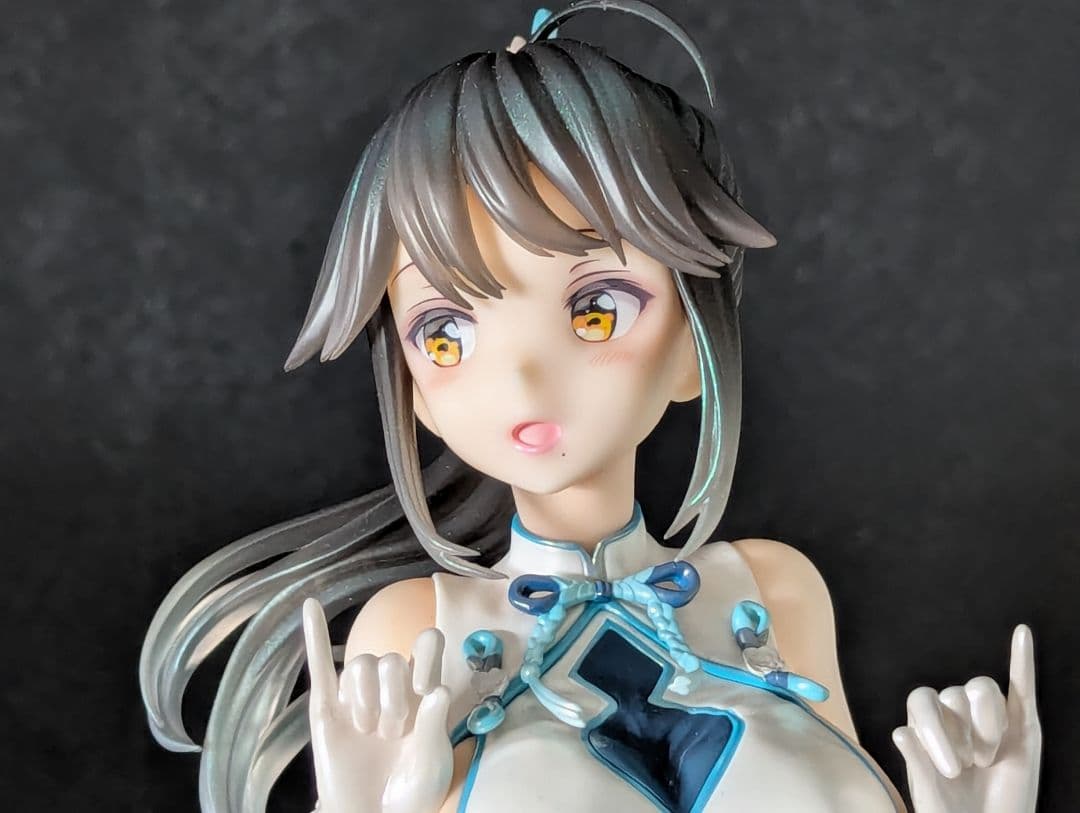 ポニーテールの女の子：チーパオ フィギュア 1/6スケール