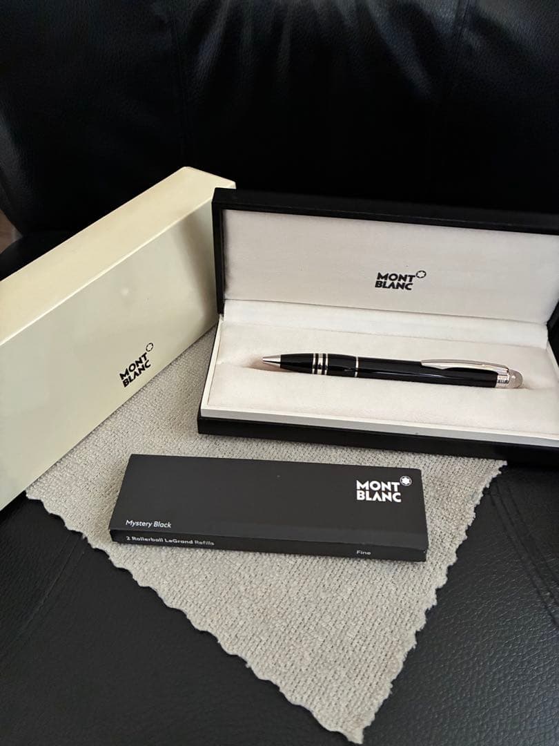 ◾️モンブラン◾️スターウォーカー ボールペン◾️ミッドナイトブラック◾️新品リフィル◾️