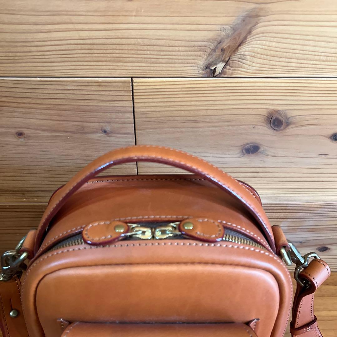 【未使用品】ITAGAKI 2way 本革レザー ショルダーバッグ　板垣