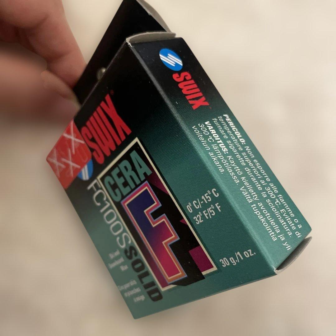 SWIX CERA F FC100S SOLID 100%フッ素ワックス オンライン シ