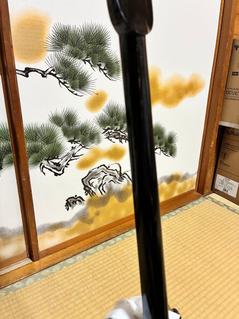 沖縄三線　本島産クルチ(黒木) ユナー！与那城型　本皮一枚張り