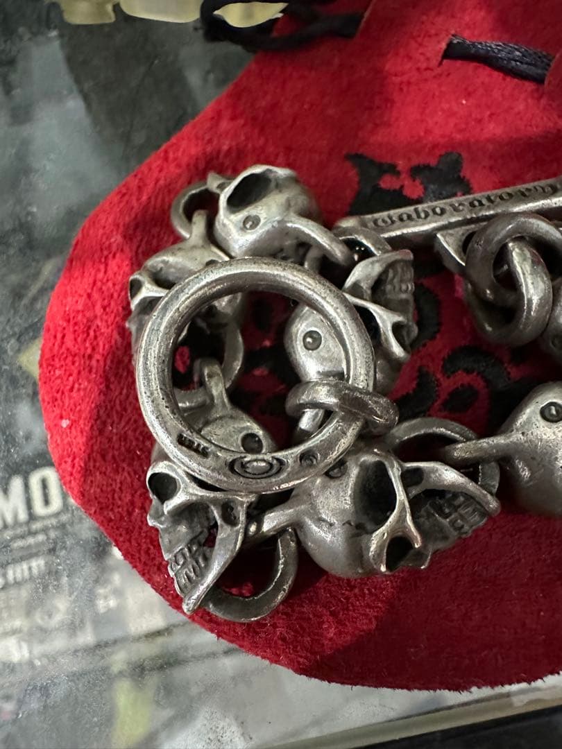 ガボール　インターナショナル　7スカルブレスレット