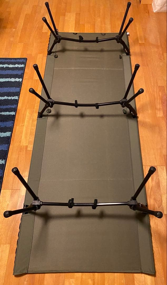 【美品】AS2OV アッソブ フォールディングコット 2WAY カーキ