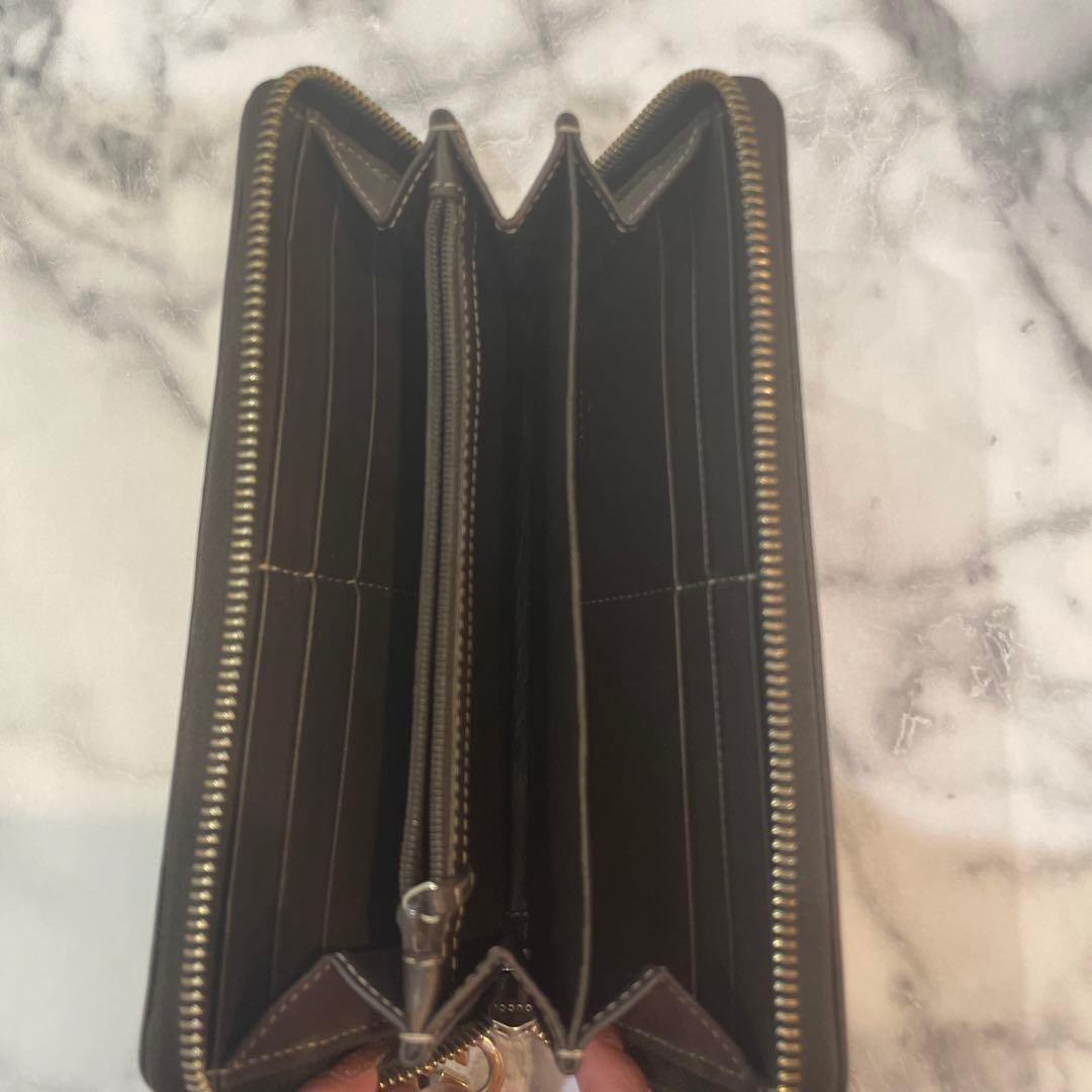 GUCCI GGキャンバス 長財布 海外限定