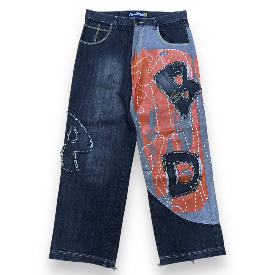 RawBlue バギーパンツ B系 HIPHOP bboy 90's - メルカリ