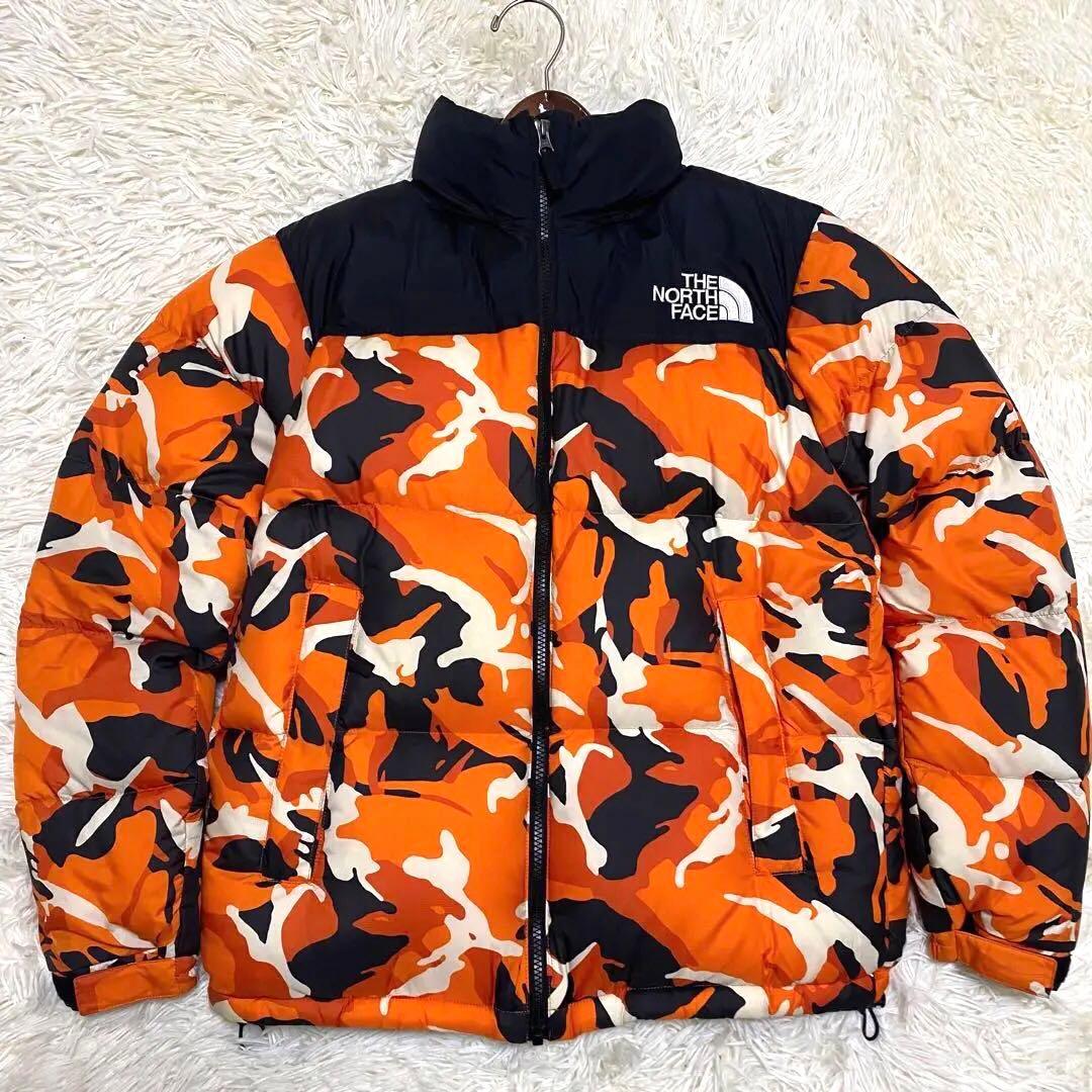 未使用級✨】ノースフェイス ヌプシ ダウンジャケット カモフラ