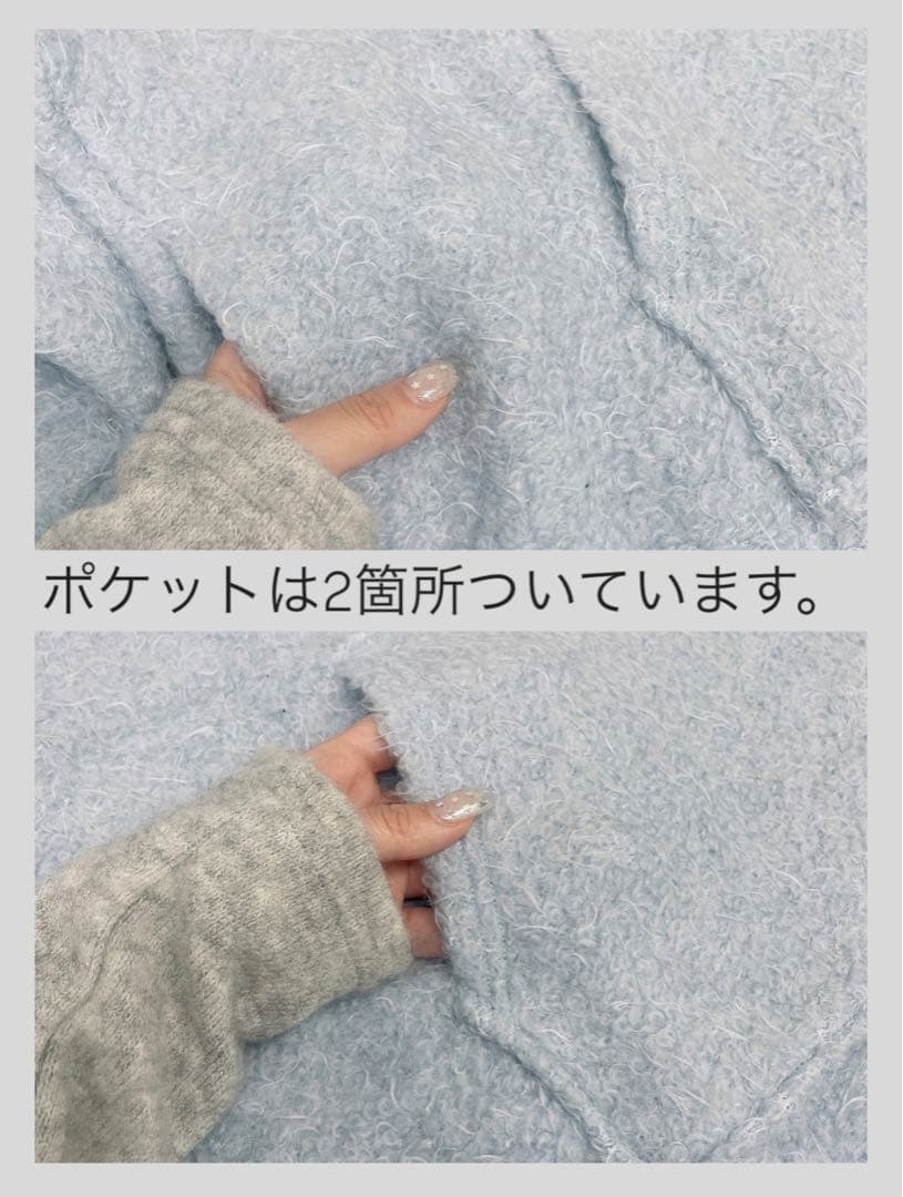 lilLilly リルリリー セーラーボアミニワンピ BLUE - メルカリ