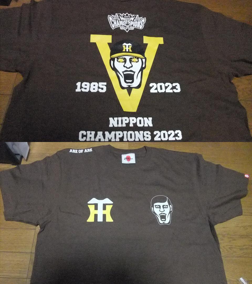 阪神タイガース 優勝 XL パンクドランカーズ 未使用 Tシャツ 虎 茶系 半袖