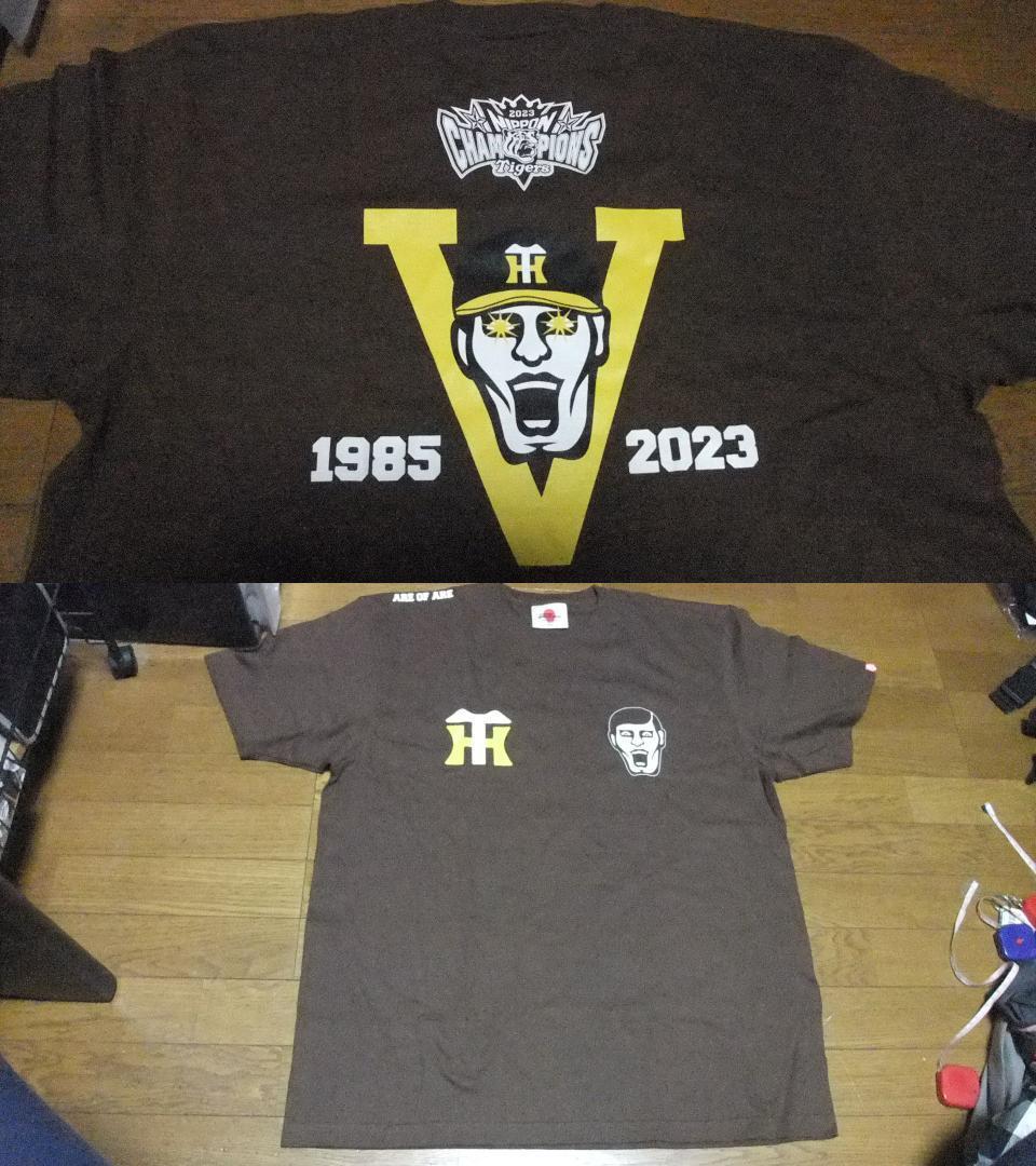 阪神タイガース 優勝 XL パンクドランカーズ 未使用 Tシャツ 虎 茶系 半袖