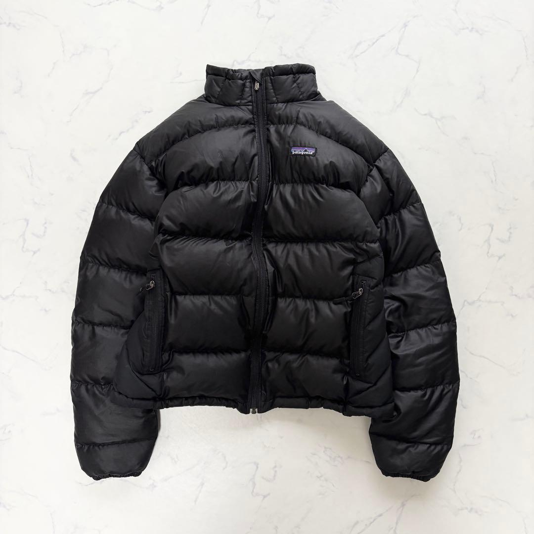 パタゴニア インサレーショングースダウンジャケット 肉厚 ヌプシ型 黒 M