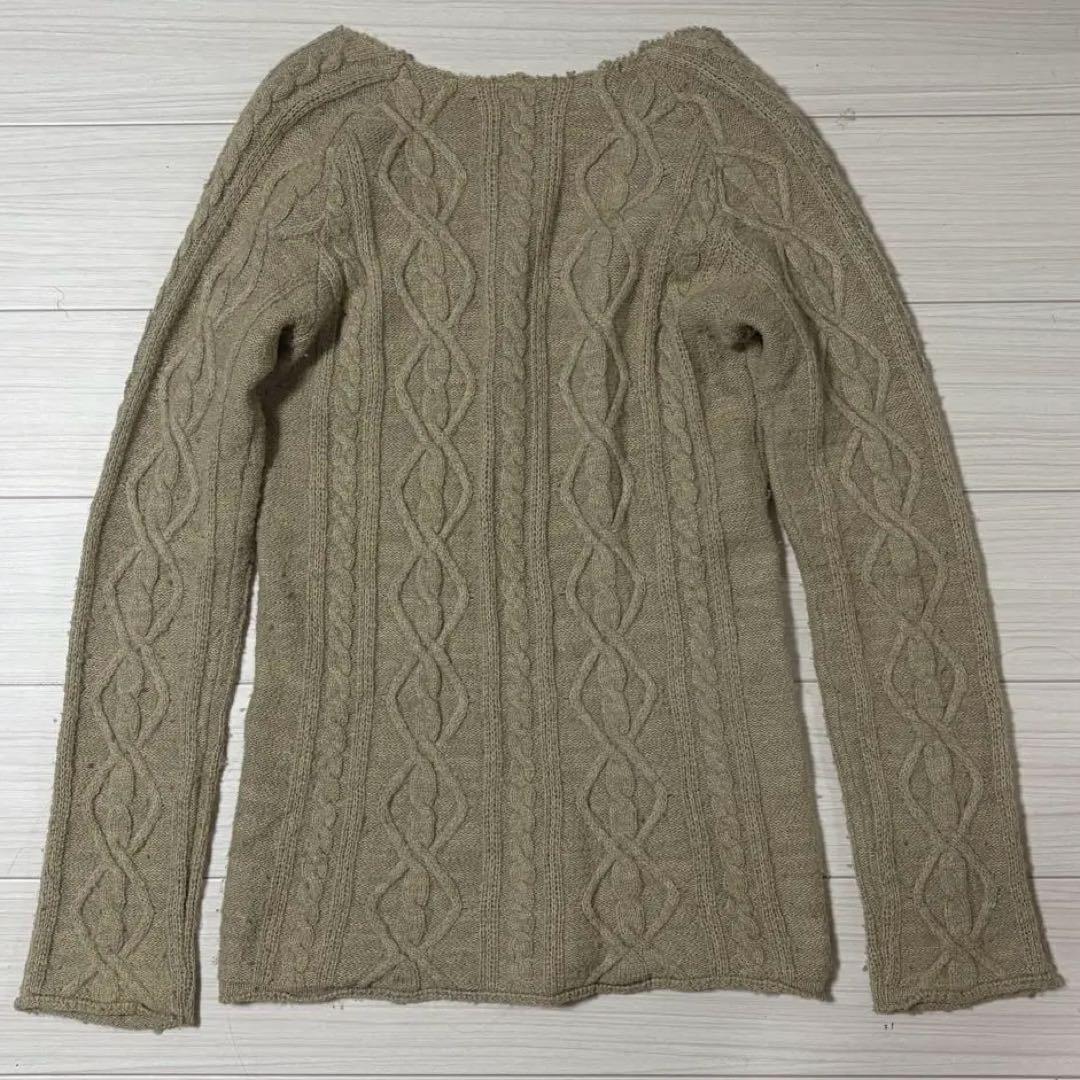 L.G.B. Vネック ケーブルニット サイズ３