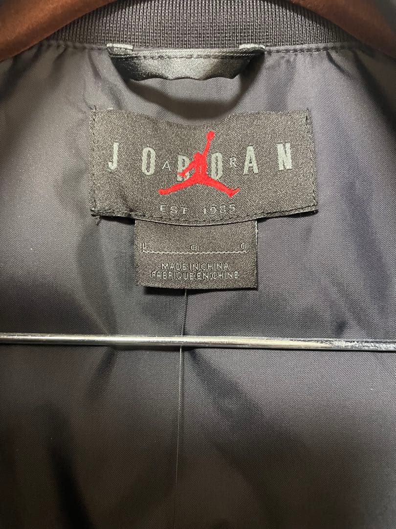 JORDAN MVP バーシティジャケット オフノワール/セイル Lロゴ刺繍