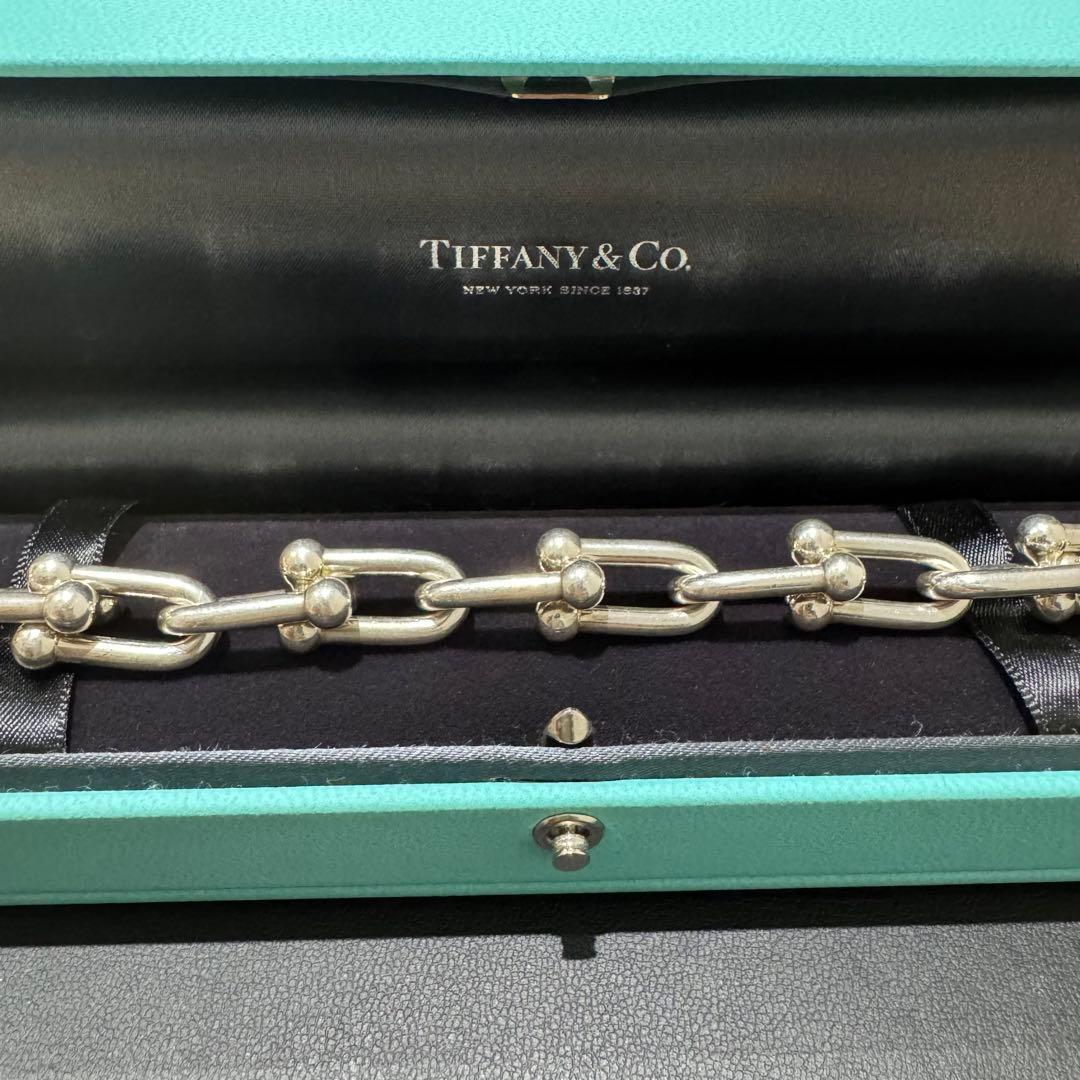 ティファニー ハードウェア ラージリンク ブレスレット14コマ925 62.5g