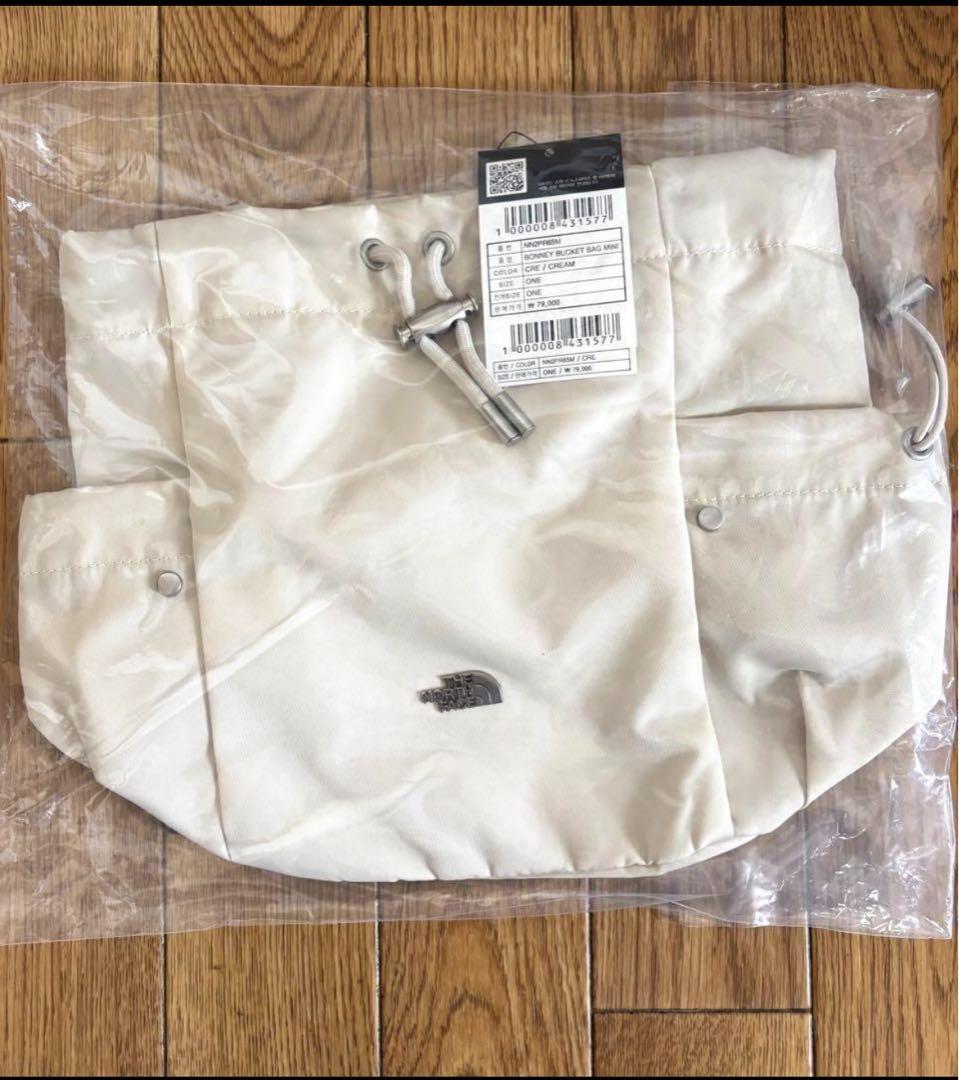 ホワイトレーベル　ノースフェイス　 『ボニーバケットバッグミニ』人気色　クリーム