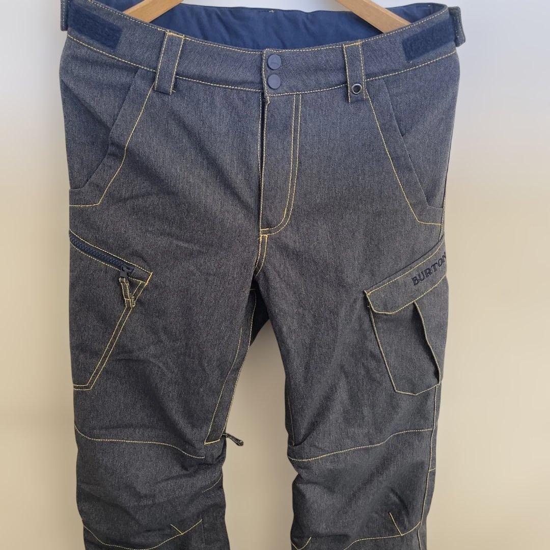 BURTON スノーボードパンツ ダークデニム 柄Size/ XL