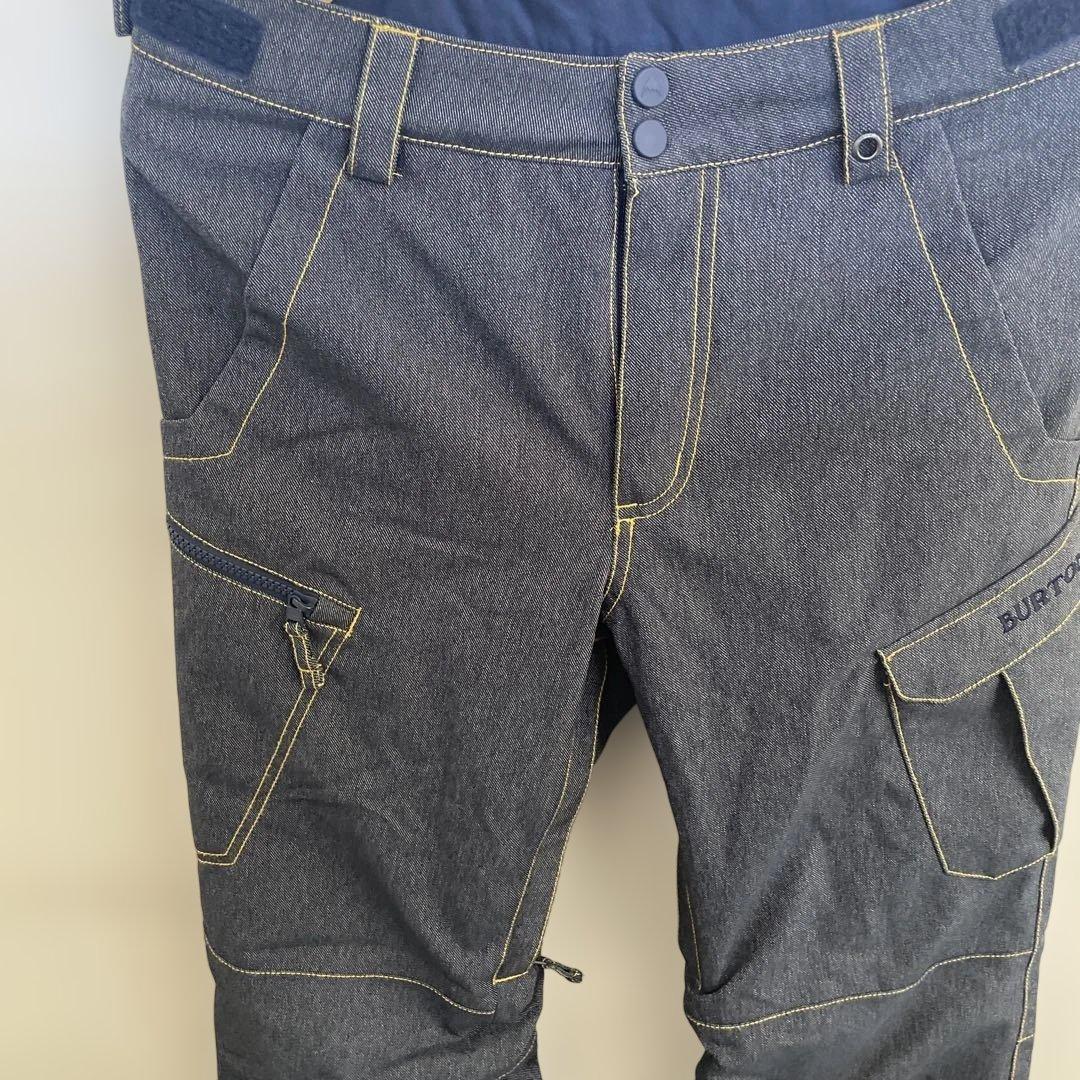 BURTON スノーボードパンツ ダークデニム 柄Size/ XL