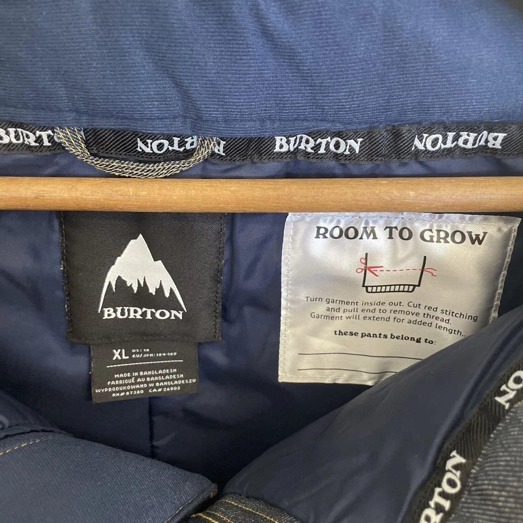 BURTON スノーボードパンツ ダークデニム 柄Size/ XL
