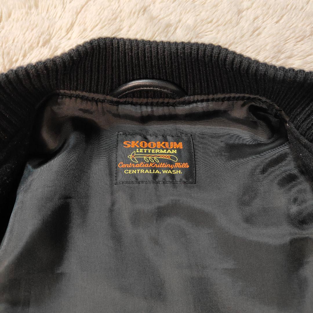 極美品✨パッチワーク✨スクーカム モンキータイム 袖レザー スタジャン L相当