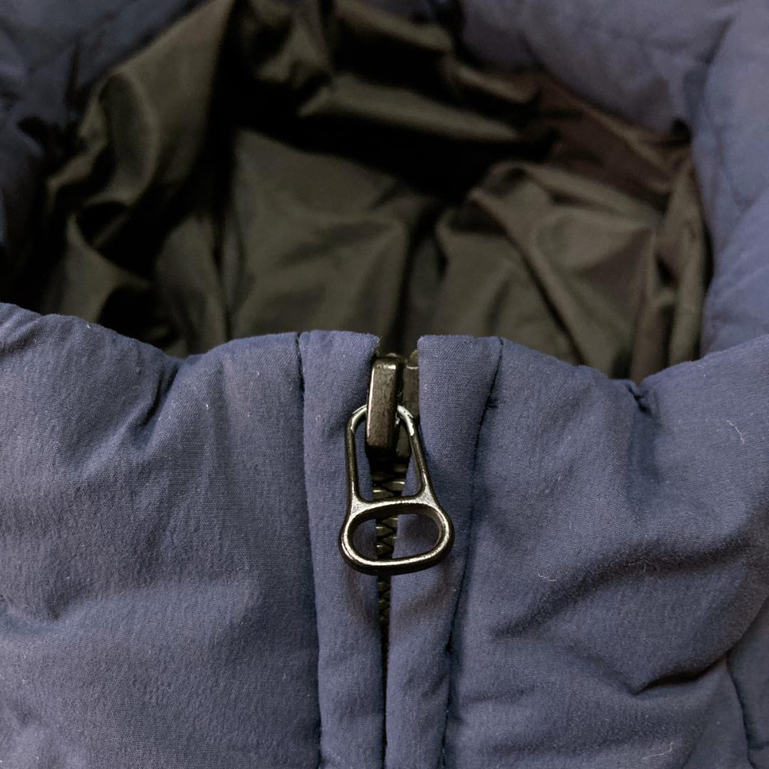 【美品】BEAUTY&YOUTH 小松マテーレ フーデッドダウンジャケット 紺