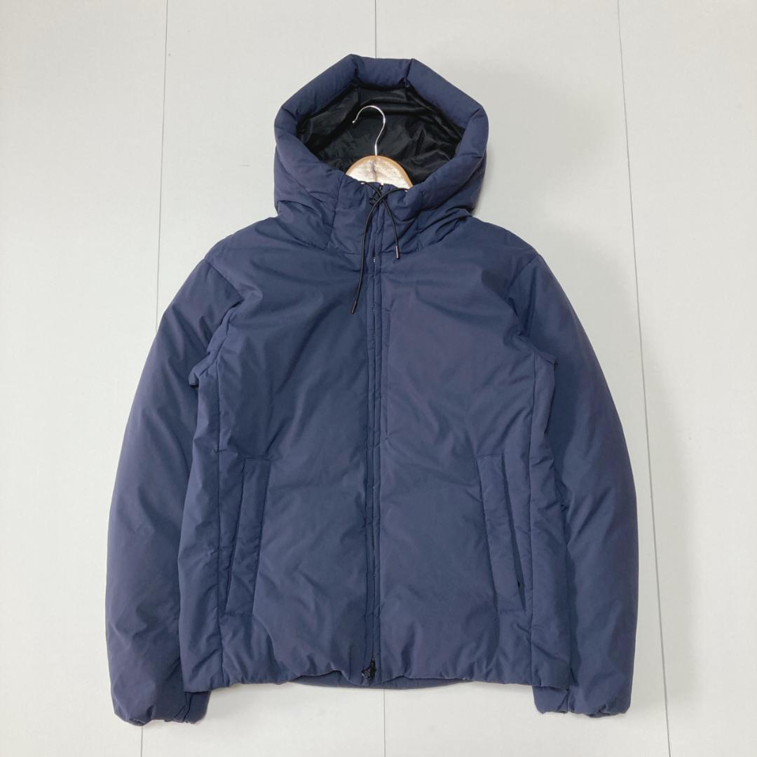 【美品】BEAUTY&YOUTH 小松マテーレ フーデッドダウンジャケット 紺