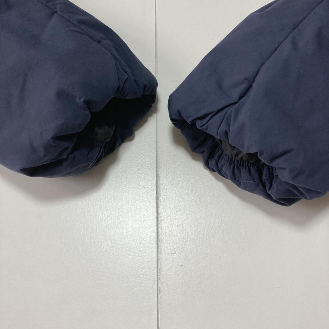【美品】BEAUTY&YOUTH 小松マテーレ フーデッドダウンジャケット 紺