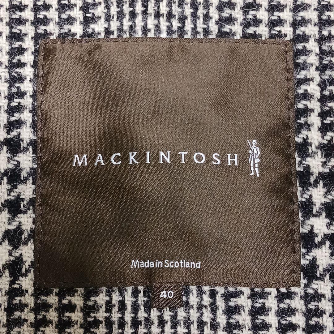 ✨美品✨マッキントッシュ　ダンケルド　ゴム引きステンカラーコート　ライナー　40