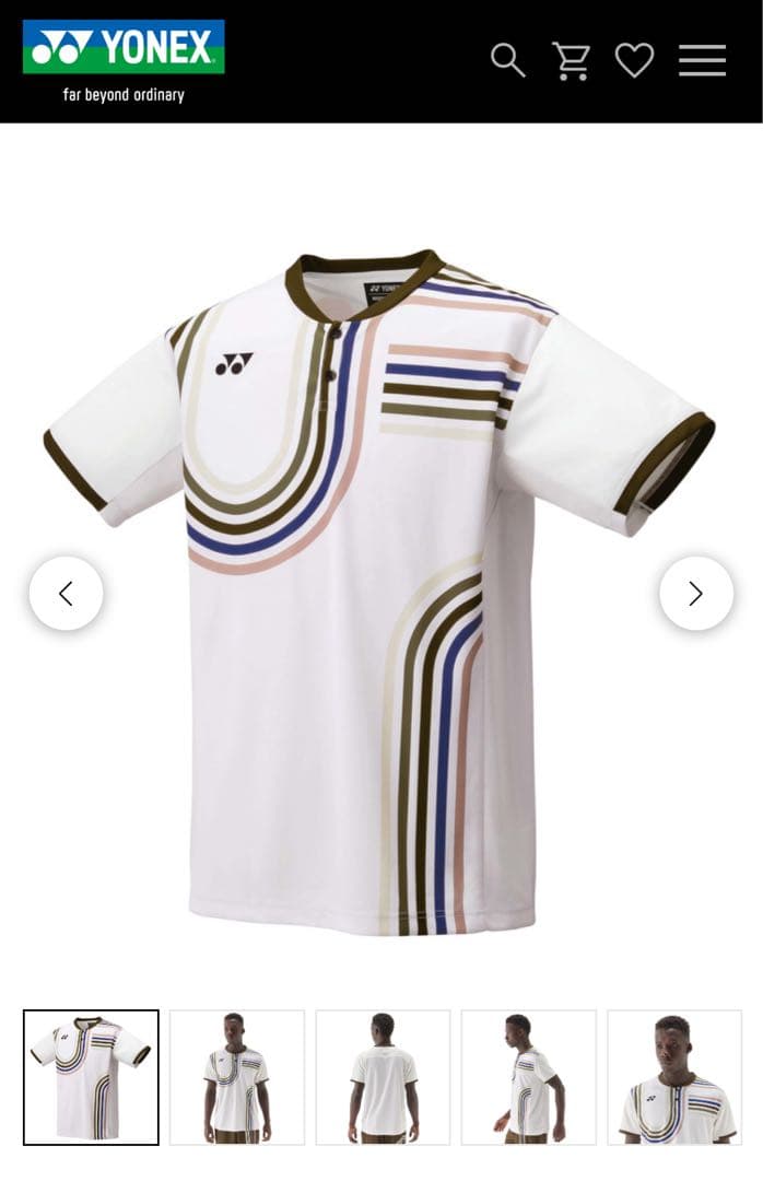 ヨネックス ゲームシャツ&ニットハーフパンツ サイズS ヨネックス