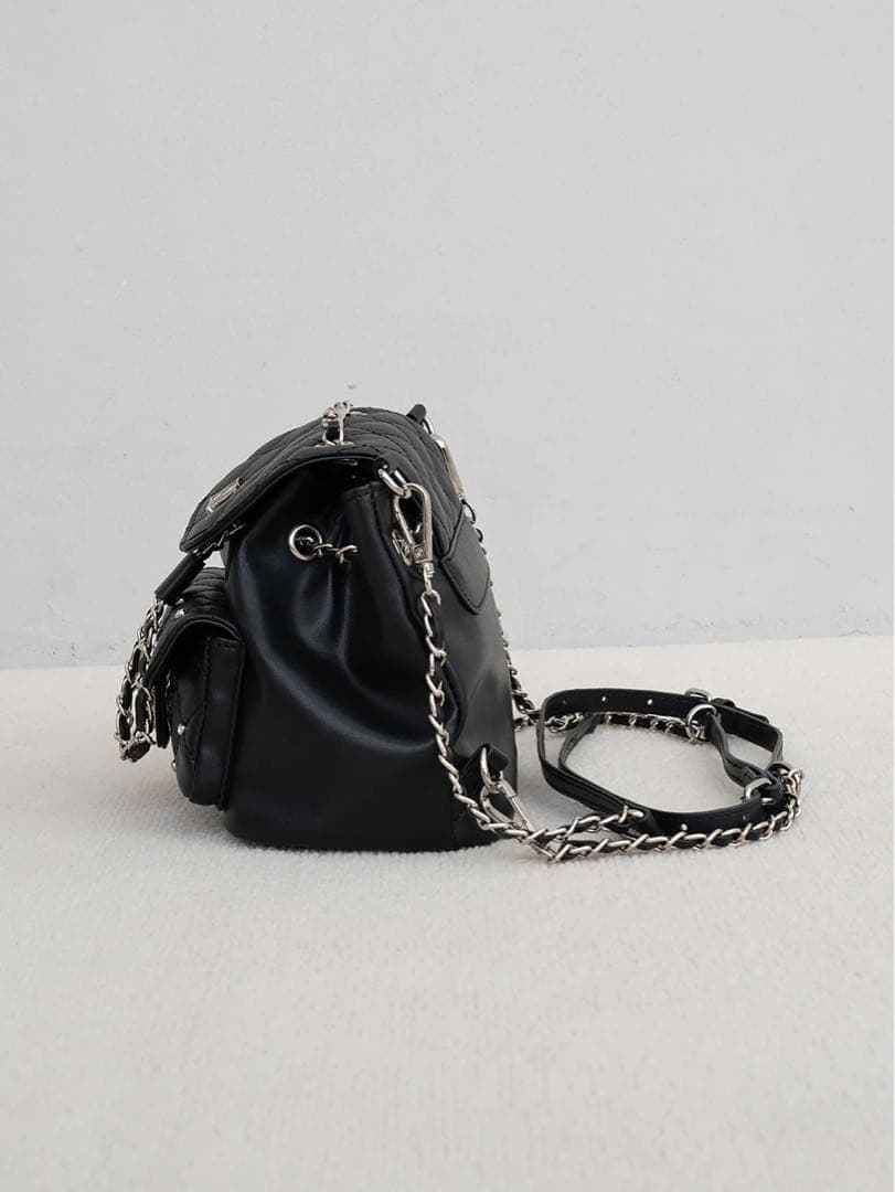 【新品】darich キルティングビジューミニリュック