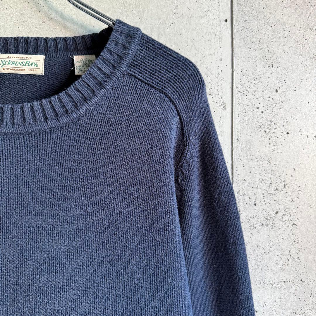 トップス 90s St.John's Bay cotton knit sweater