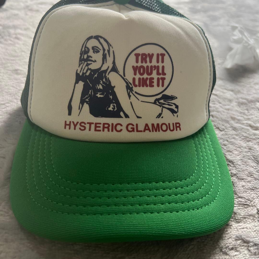 HYSTERIC GLAMOUR トラッカーキャップ グリーン - メルカリ