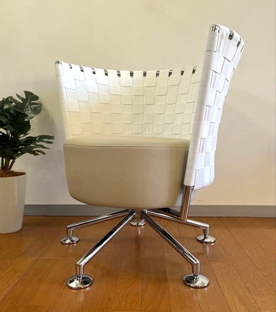 ドイツ　COR コア　サーコ　ラウンジチェア　本革　ポストモダン　39万　美品