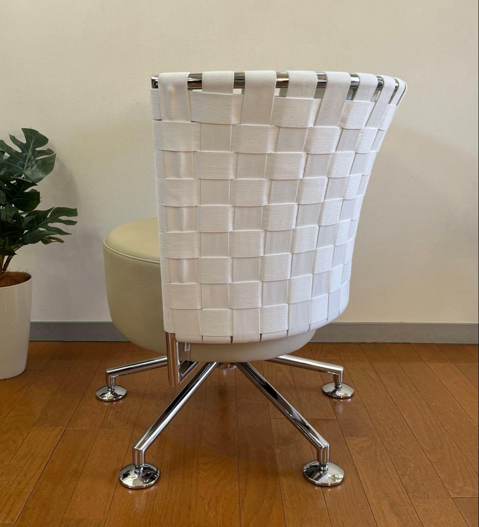 ドイツ　COR コア　サーコ　ラウンジチェア　本革　ポストモダン　39万　美品